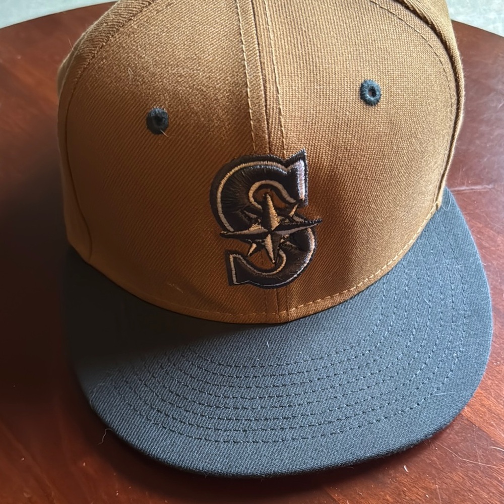 Seattle mariners Hat - Brown & Dark Gray/Black